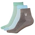 PRASTHAN Cotton Ankle Socks for Men | Cotton Sports Socks for Men | Soft Ankle Length Sock with Breathable Mesh & Arch Support | Multicolor Sock for Home, Office, Sports, Running & Daily Use.
