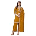 Pratham Blue Kurta Set for Women Silk