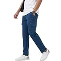 Pravarsha Men39s Cotton Cargo Jogger Pants Relaxed
