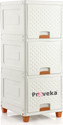 Praveka Plastic Free Standing Cabinet