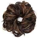 Pravrajya Messy Hair Bun Extensions Chignons Hair Hair Scrunchie Scrunchy Updo Hairpiece Hair Extensions Ideal for Women Wedding and Other Function