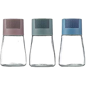 prayas pepper grinders refillable multi-function salt and pepper grinder set classic manual spice grinder easy clean pack of 3 random