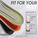 PRAYAS Unisex Shock Absorption Insoles Pair for Formal and Sports Shoes, 1 Pair (43-45, Black)