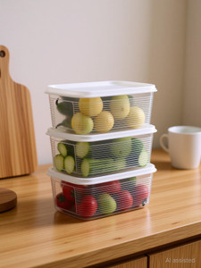 prayati plastic fridge container  - 1800 ml