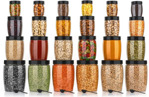 prayati plastic grocery container  - 1200 ml 650 ml 300 ml 250 ml