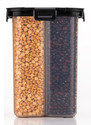 prayati Plastic Grocery Container  - 2500 ml (Black)