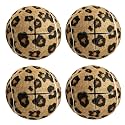 Pre-Cut Tennis Balls for Walkers – Set of 4, Leopard