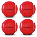 Pre-Cut Tennis Balls for Walkers – Set of 4, Red