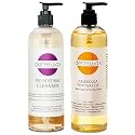 Dermwax Pre & Post Wax Care Kit, Cleanser & Calendula Oil, 2-Piece Set