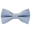 Pre-Tied Adjustable Solid Tuxedo Bow Tie for Boys and Men