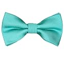 Pre-Tied Adjustable Solid Tuxedo Bow Tie for Boys and Men