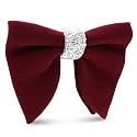 Pre-Tied Velvet Bow Ties for Men Tuxedo Oversized Bowtie