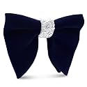 Pre-Tied Velvet Bow Ties for Men Tuxedo Oversized Bowtie