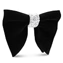 Pre-Tied Velvet Bow Ties for Men Tuxedo Oversized Bowtie