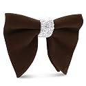 Pre-Tied Velvet Bow Ties for Men Tuxedo Oversized Bowtie