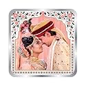 TRUESILVER ACPL BIS Hallmarked Personalised Silver Coin 10 Gram | 20 Gram | 50 Gram | 100 Gram Newly Married, Marriage, Wedding, Anniversary, 999 Pure by ACPL