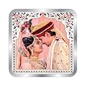 TRUESILVER ACPL BIS Hallmarked Personalised Silver Coin 10 Gram | 20 Gram | 50 Gram | 100 Gram Newly Married, Marriage, Wedding, Anniversary, 999 Pure by ACPL