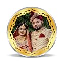 TRUESILVER ACPL BIS Hallmarked Personalised Silver Coin 10 Gram | 20 Gram | 50 Gram | 100 Gram Newly Married, Marriage, Wedding, Anniversary, 999 Pure by ACPL