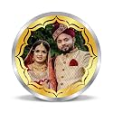 TRUESILVER ACPL BIS Hallmarked Personalised Silver Coin 10 Gram | 20 Gram | 50 Gram | 100 Gram Newly Married, Marriage, Wedding, Anniversary, 999 Pure by ACPL