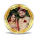 TRUESILVER ACPL BIS Hallmarked Personalised Silver Coin 10 Gram | 20 Gram | 50 Gram | 100 Gram Newly Married, Marriage, Wedding, Anniversary, 999 Pure by ACPL