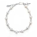 Precious Pieces Cross Bracelet, .925 Sterling Silver