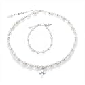 Precious Pieces Cross Bracelet, .925 Sterling Silver