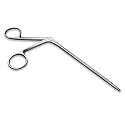 Precise ENT Procedures with Alligator Ear Forceps - Curved Jaw Design, Non-Slip Grip Handle, Fine-Tip, Reusable and Easy to Clean - 5.5 Inches