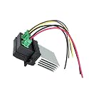 Precisely Engineered Resistor for Heater Blower Compatibility with Multiple Vehicles Weatherproof Connection Systems T1000948E F657165W Improves Sealing of Blower Resistor