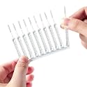 Precision 30-Pack Shower Head Cleaning Brushes - Nozzle Clog Remover Tools, Bathroom Scouring Pad Sticks