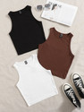 Preeo Casual Solid Women Multicolor Top