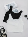 Preeo Pack of 2 Casual Sleeveless Solid