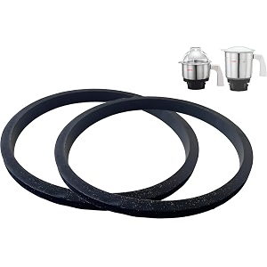 preethi mixer grinder jar lid gasketring medium rubber  mixer grinder replacement parts 11 cm 2 units