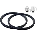 PREETHI Mixer Grinder Jar Lid Gasket/Ring, Medium (Rubber) | Mixer Grinder Replacement Parts (11 cm, 2 Units)
