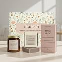 Pregnancy & Postpartum Gifts For Mom | 31 New Mom Affirmation Cards, Vanilla Candle & Oatmeal Soap. Ideal New Mom Care Package After Baby, Pregnancy Gifts for Expecting Mom, Baby Shower Gifts for Mom