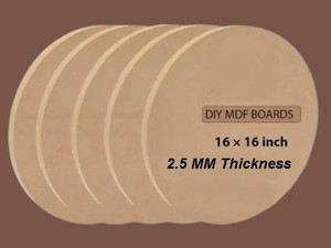 preha the smart choice 16 x16 inches round mdf board cutouts for art  craft mdf board sheet pack of 3 pine wood veneer 40 cm x 40 cm
