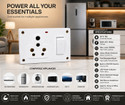 PRELECTRICALS SSC1 Pranay Combined Box With 16 AMP and 6 AMP Socket and Switch With Indicator Power Plug (White)