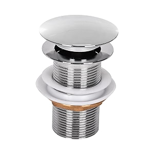 prems wash basin pop up waste coupling 3 full thread  universal drain outlet rust proof amp durable