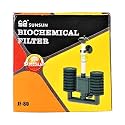 Premier Plants SUNSUN JF-80 Aquarium Filter, Biochemical Bio Sponge with air Pump Betta Fry Fish Tank Water Fall Double Foam Sponge Filters