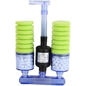 premier plants xinyou filter sponge for aquarium double sponge filters for aquarium biochemical sponge filter with air pump and 2 extra black sponges xy-2902