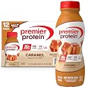 Premier Protein Shake, Caramel, 30g Protein, 1g Sugar, 24 Vitamins &amp; Minerals, Nutrients to Support Immune Health 11.5 fl oz (12 Pack) Artwork Case