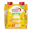 Premier Protein Shake, Limited Edition Lemon Bar, 30g Protein, 1g Sugar, 24 Vitamins &amp; Minerals, 11 fl oz (4 Pack)