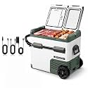 A-Premium 12 Volt Refrigerator 57QT/54.2L Portable Car Fridge Cooler
