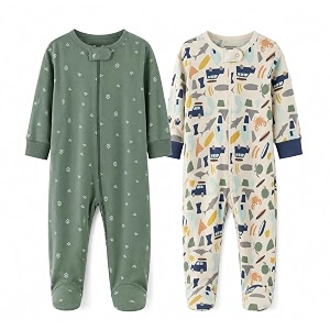 Premium 2-Pack 100 Cotton Baby Boy Sleep