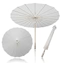 Premium 32 Inch Japanese Parasol Cloth Traditional Wooden Umbrella (Authentic) (Handmade) (1 Piece)