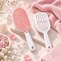 Premium 3D Detangling Hair Brush for Women &amp; Men- Anti Hair Fall Comb for Curly, Wavy &amp; Straight Hair | Hair Straightening Brush, Wet &amp; Dry Styling Brush | Scalp Massager, Frizz Control &amp; Tangle Free Grooming 