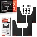 A-Premium Universal Mud Flaps for Most Cars Trucks SUVs, 4 Pack Front Rear