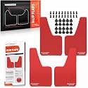 A-Premium Universal Mud Flaps for Trucks, Cars SUVs, 4 Pack Front Rear