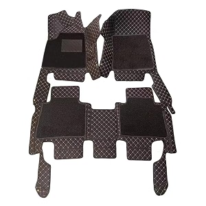 Premium 7D Car Floor Mat Full Set