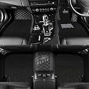 Premium 7D Car Floor Mat Full Set for Tata Punch Ev (Model 2026)|| Luxury Leather with Grass Mat Complete Set || 100% Waterproof and Washable || Color : (Full Black)