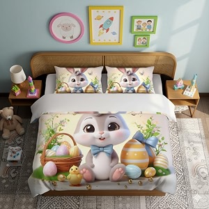 Premium 7D Printed King Size Bedsheet Set